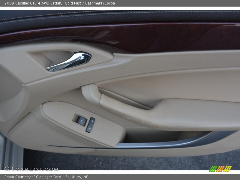 Gold Mist / Cashmere/Cocoa 2009 Cadillac CTS 4 AWD Sedan