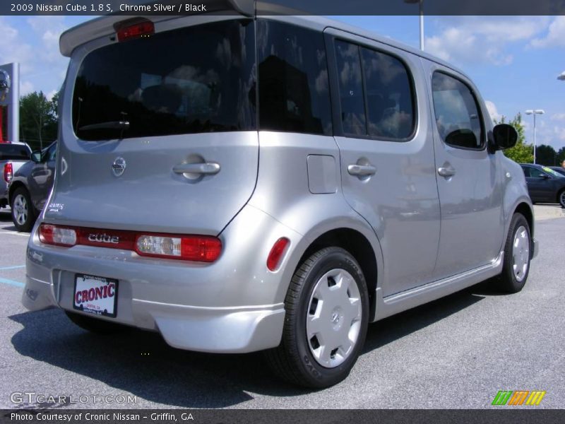 Chrome Silver / Black 2009 Nissan Cube 1.8 S