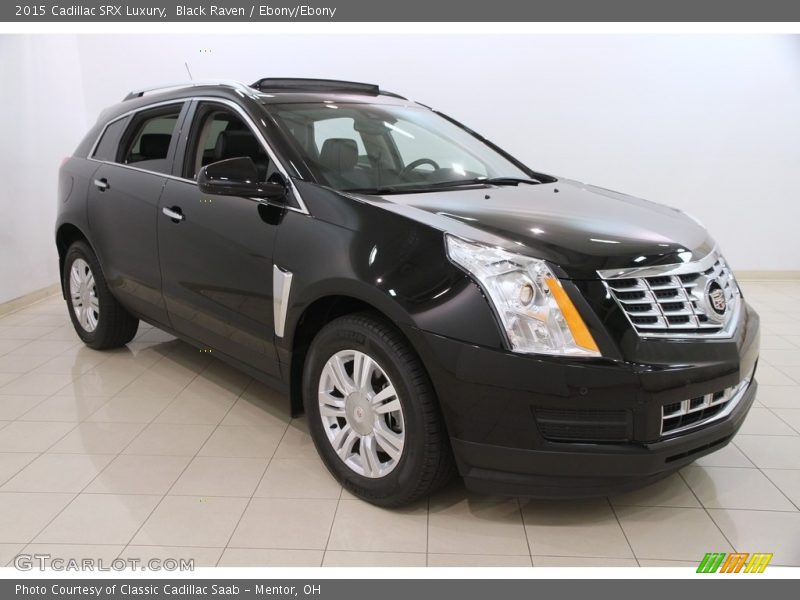 Black Raven / Ebony/Ebony 2015 Cadillac SRX Luxury