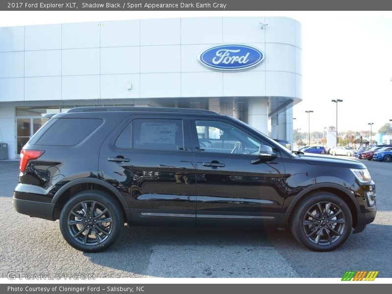 Shadow Black / Sport Appearance Dark Earth Gray 2017 Ford Explorer XLT