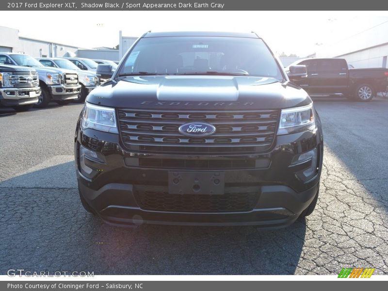 Shadow Black / Sport Appearance Dark Earth Gray 2017 Ford Explorer XLT