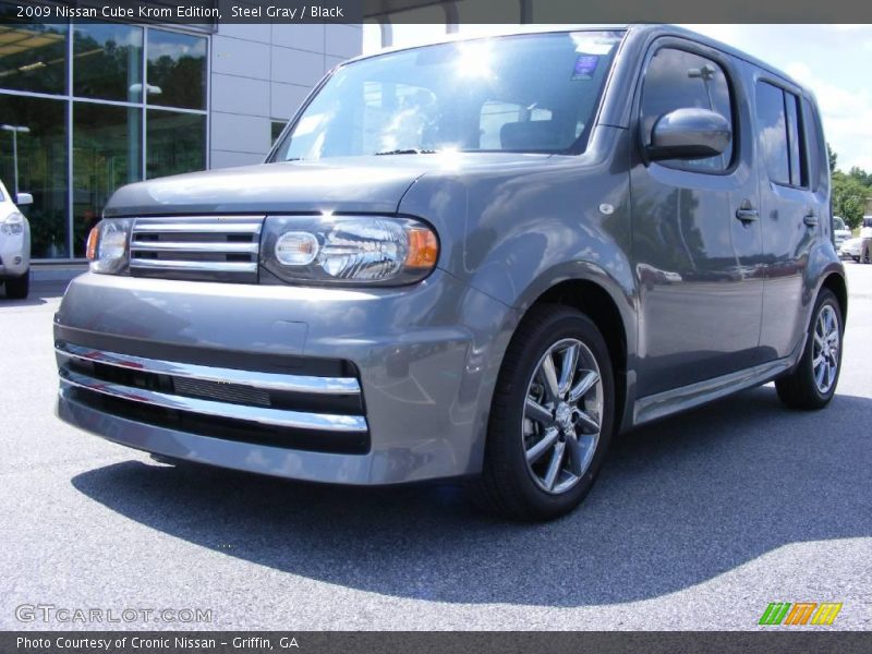 Steel Gray / Black 2009 Nissan Cube Krom Edition