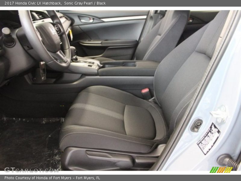 Front Seat of 2017 Civic LX Hatchback