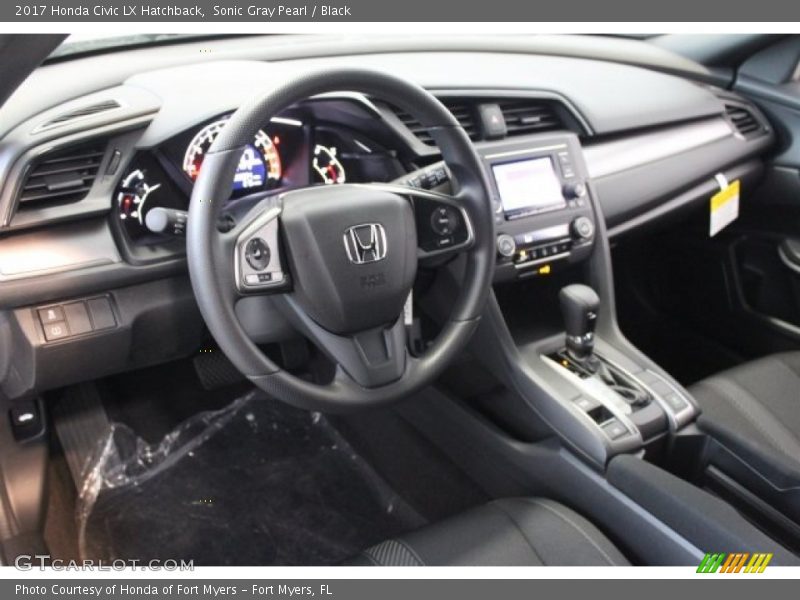 Dashboard of 2017 Civic LX Hatchback