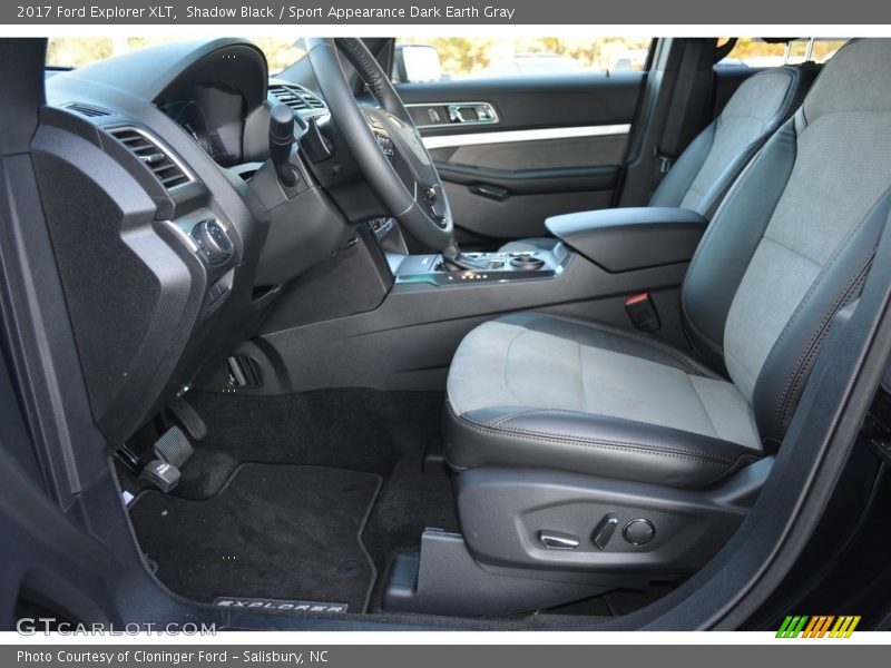 Shadow Black / Sport Appearance Dark Earth Gray 2017 Ford Explorer XLT