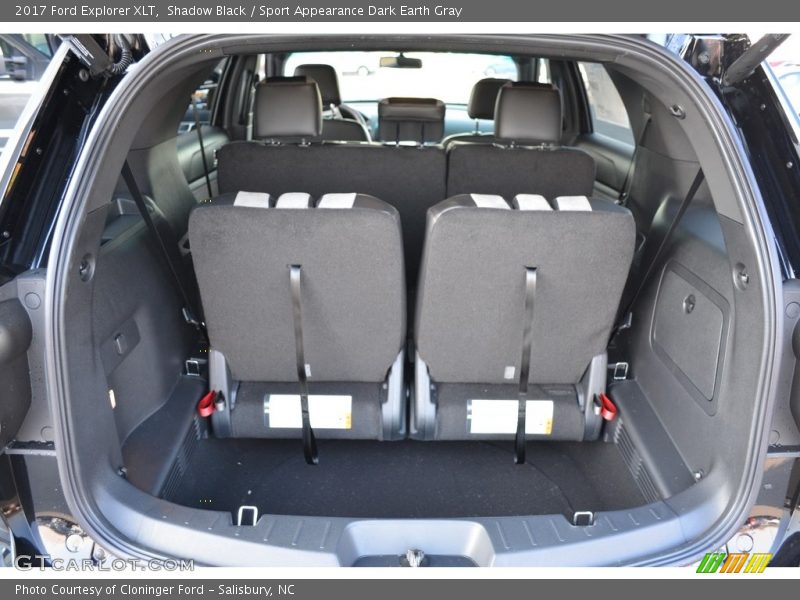 Shadow Black / Sport Appearance Dark Earth Gray 2017 Ford Explorer XLT