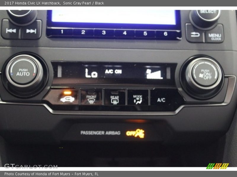 Controls of 2017 Civic LX Hatchback