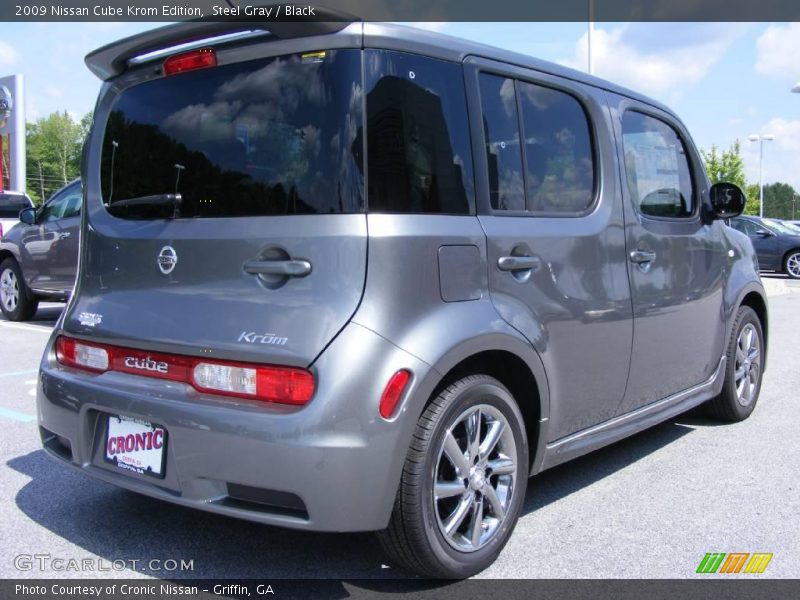 Steel Gray / Black 2009 Nissan Cube Krom Edition