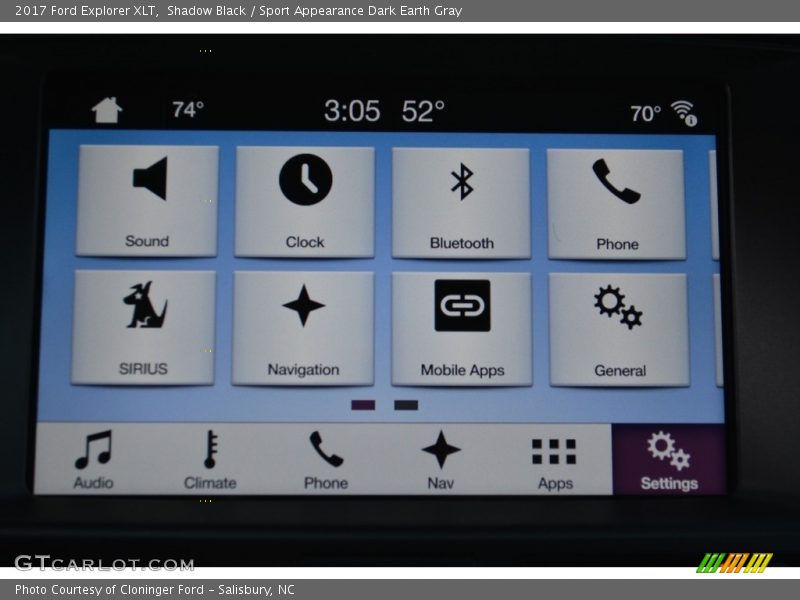 Shadow Black / Sport Appearance Dark Earth Gray 2017 Ford Explorer XLT