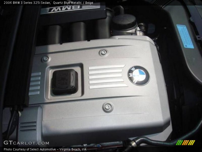 Quartz Blue Metallic / Beige 2006 BMW 3 Series 325i Sedan