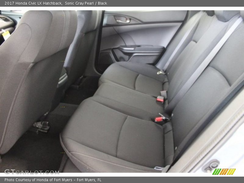 Rear Seat of 2017 Civic LX Hatchback