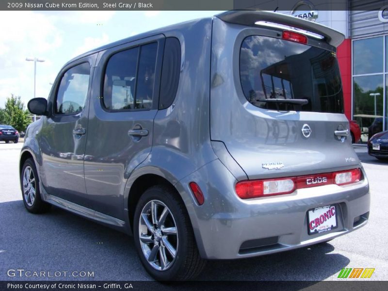 Steel Gray / Black 2009 Nissan Cube Krom Edition