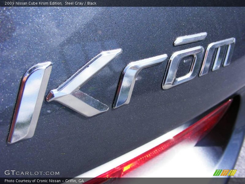 Steel Gray / Black 2009 Nissan Cube Krom Edition