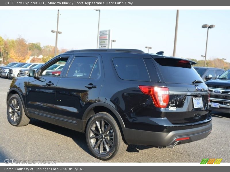 Shadow Black / Sport Appearance Dark Earth Gray 2017 Ford Explorer XLT