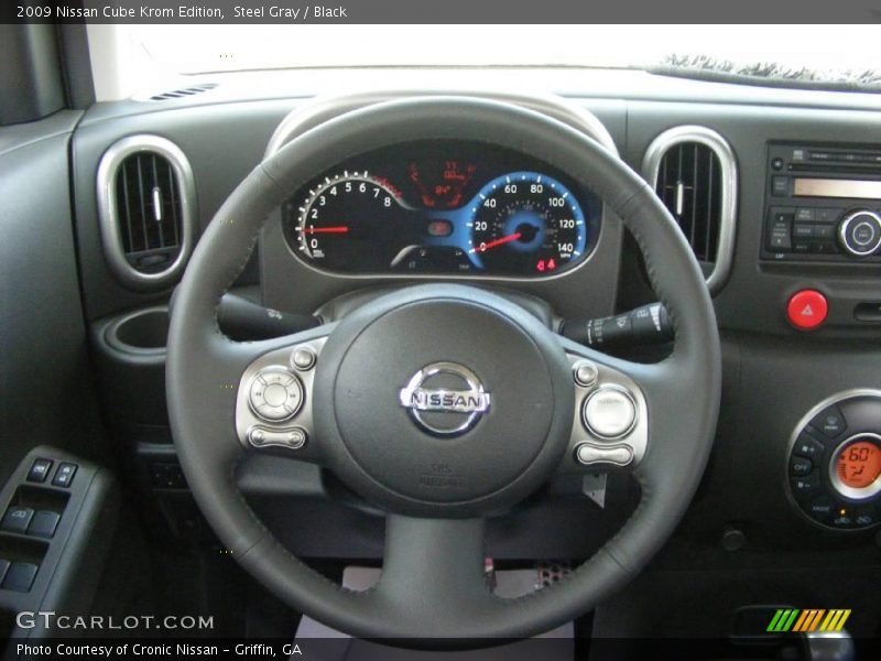 Steel Gray / Black 2009 Nissan Cube Krom Edition