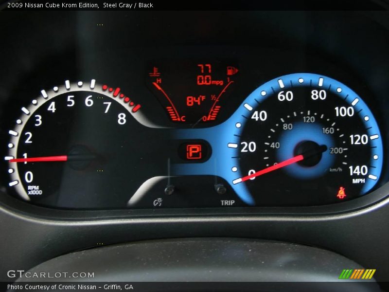 Steel Gray / Black 2009 Nissan Cube Krom Edition