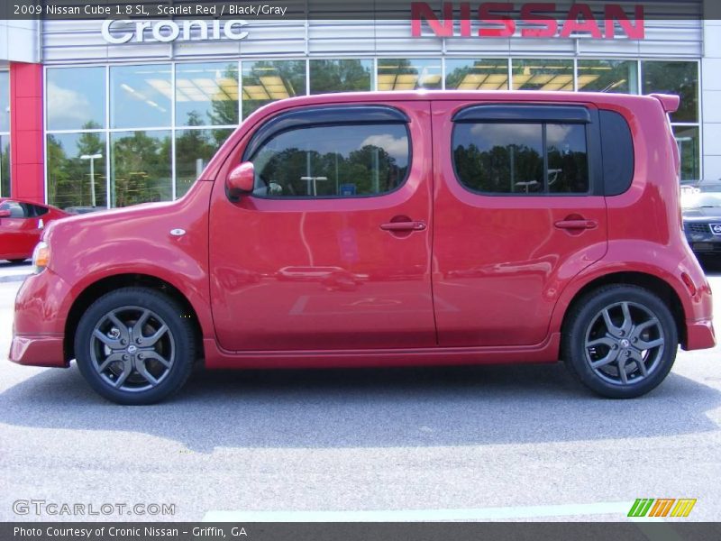 Scarlet Red / Black/Gray 2009 Nissan Cube 1.8 SL