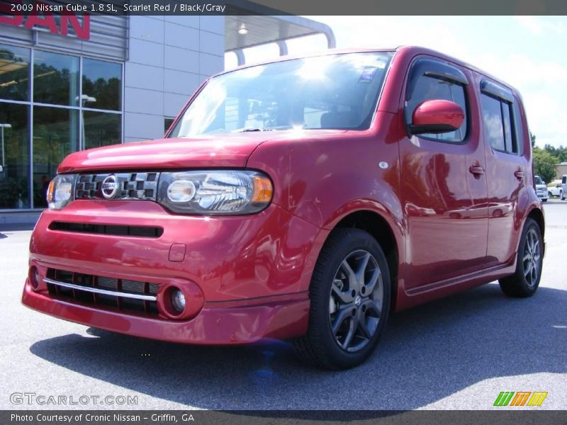 Scarlet Red / Black/Gray 2009 Nissan Cube 1.8 SL