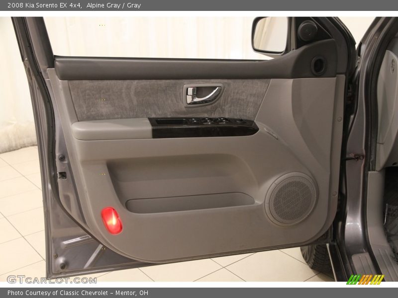 Alpine Gray / Gray 2008 Kia Sorento EX 4x4