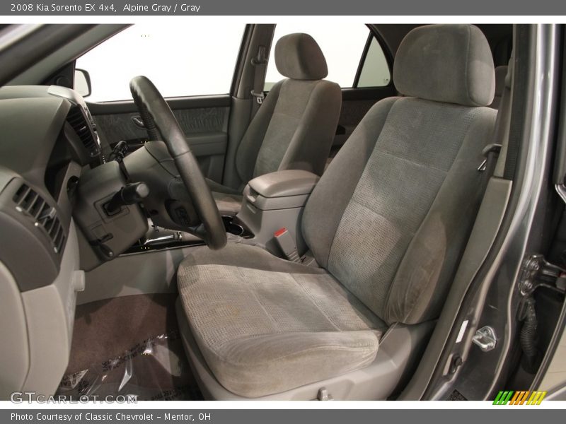 Alpine Gray / Gray 2008 Kia Sorento EX 4x4