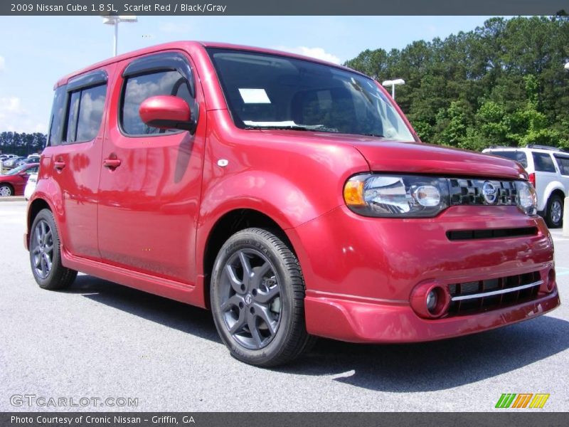 Scarlet Red / Black/Gray 2009 Nissan Cube 1.8 SL