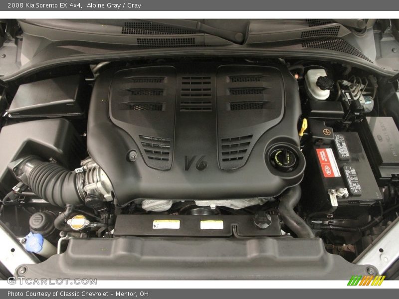Alpine Gray / Gray 2008 Kia Sorento EX 4x4