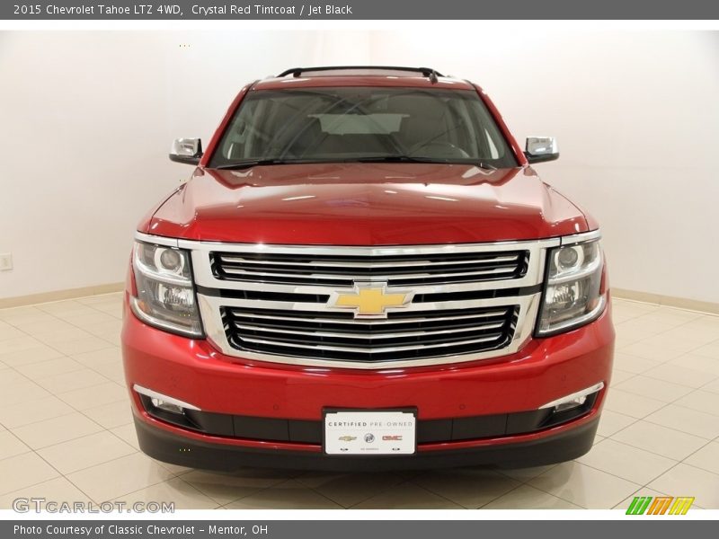 Crystal Red Tintcoat / Jet Black 2015 Chevrolet Tahoe LTZ 4WD