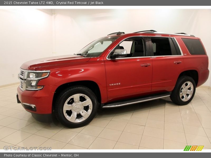 Crystal Red Tintcoat / Jet Black 2015 Chevrolet Tahoe LTZ 4WD