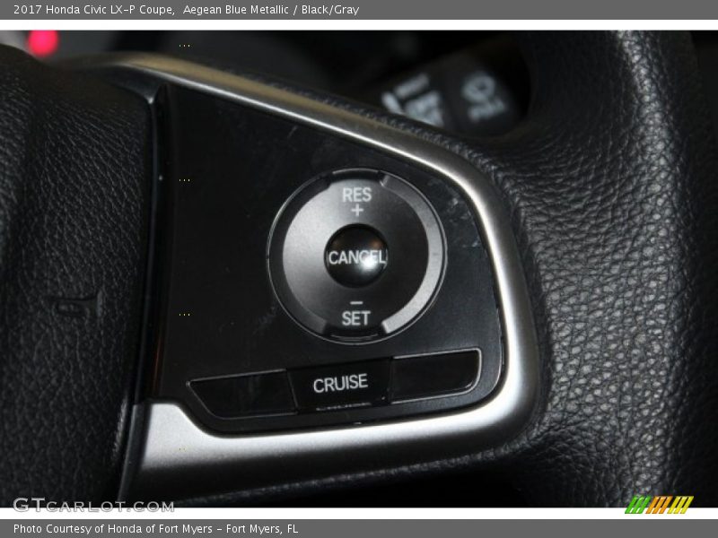 Controls of 2017 Civic LX-P Coupe