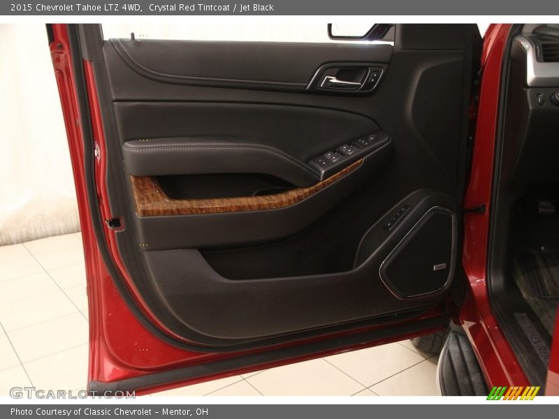 Crystal Red Tintcoat / Jet Black 2015 Chevrolet Tahoe LTZ 4WD
