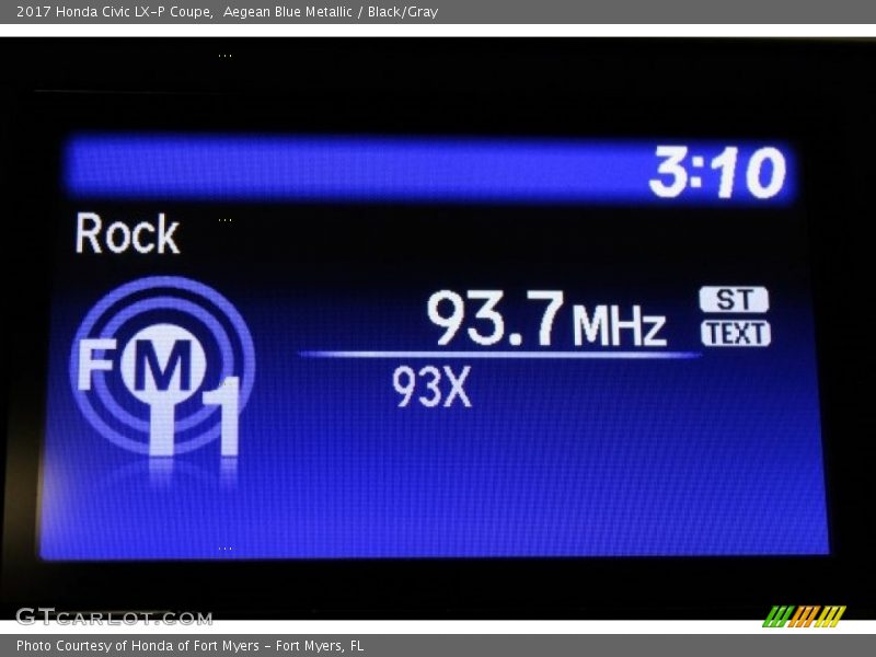 Controls of 2017 Civic LX-P Coupe