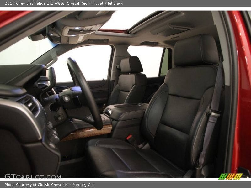 Crystal Red Tintcoat / Jet Black 2015 Chevrolet Tahoe LTZ 4WD