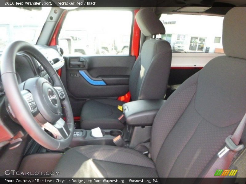 Firecracker Red / Black 2016 Jeep Wrangler Sport