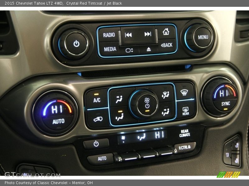 Crystal Red Tintcoat / Jet Black 2015 Chevrolet Tahoe LTZ 4WD