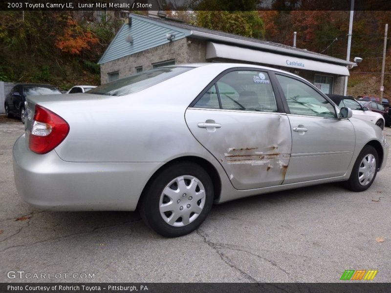 Lunar Mist Metallic / Stone 2003 Toyota Camry LE