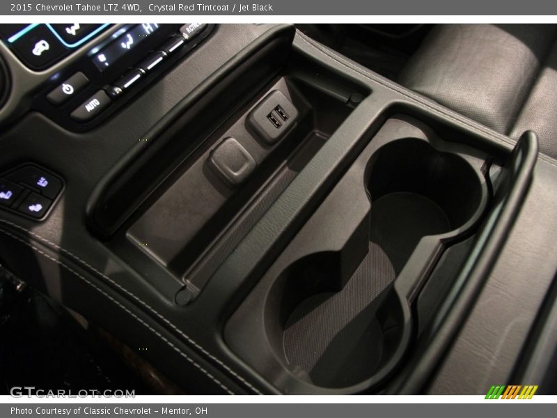 Crystal Red Tintcoat / Jet Black 2015 Chevrolet Tahoe LTZ 4WD