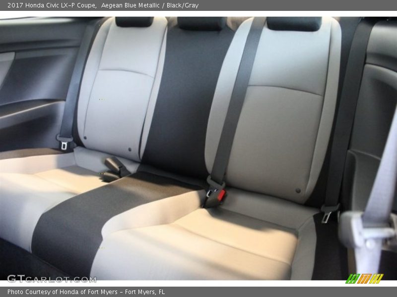 Rear Seat of 2017 Civic LX-P Coupe