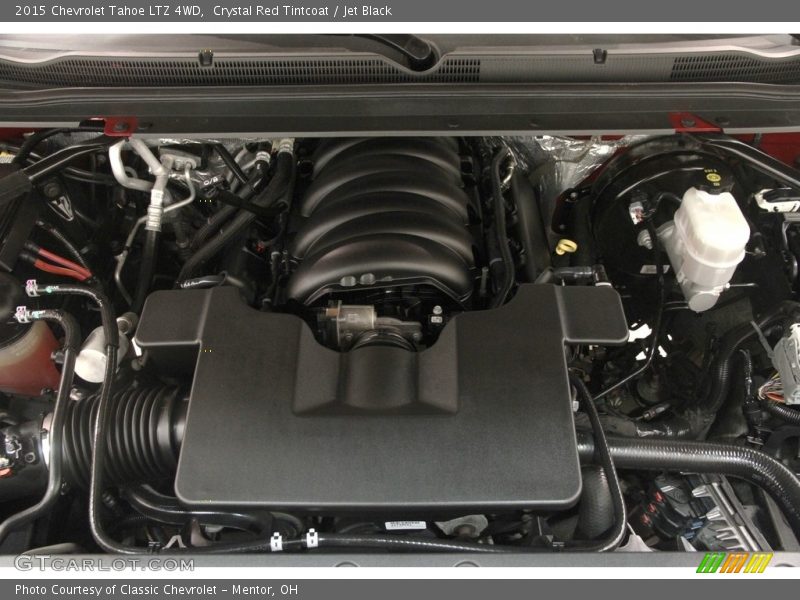 Crystal Red Tintcoat / Jet Black 2015 Chevrolet Tahoe LTZ 4WD