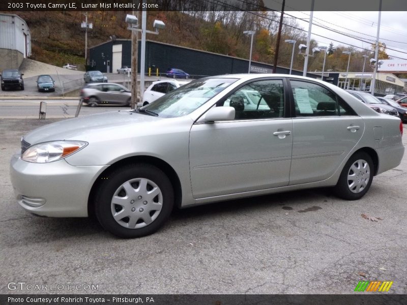 Lunar Mist Metallic / Stone 2003 Toyota Camry LE