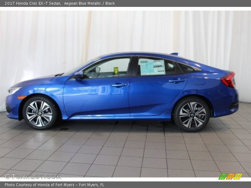  2017 Civic EX-T Sedan Aegean Blue Metallic