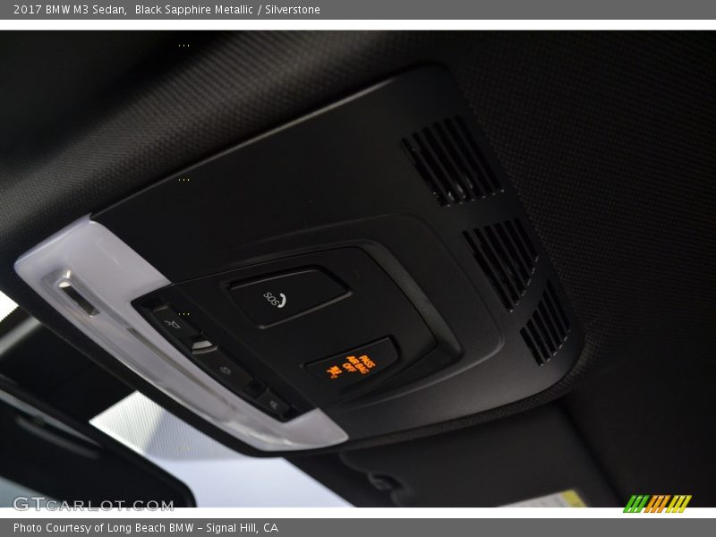 Black Sapphire Metallic / Silverstone 2017 BMW M3 Sedan