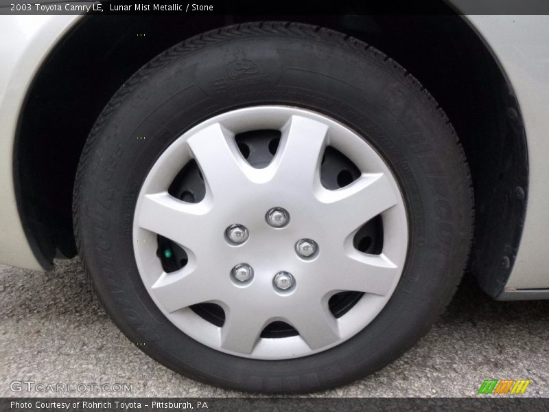 Lunar Mist Metallic / Stone 2003 Toyota Camry LE