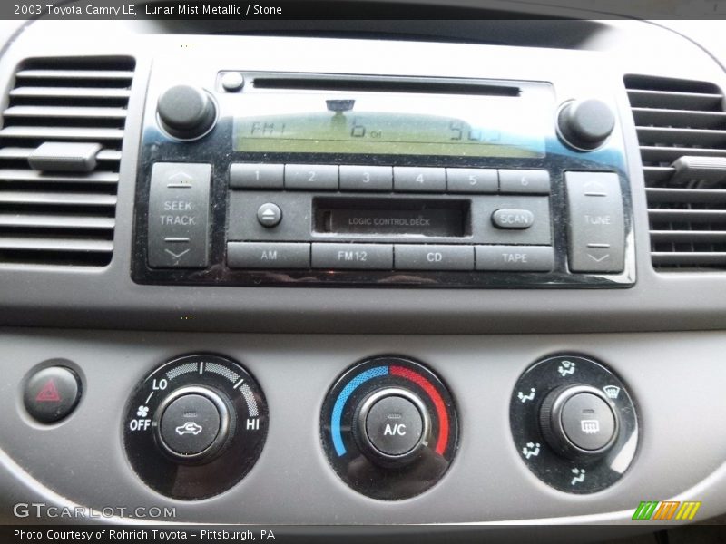 Lunar Mist Metallic / Stone 2003 Toyota Camry LE