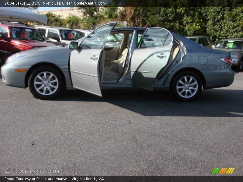 Mystic Sea Green Opalescent / Ivory 2004 Lexus ES 330