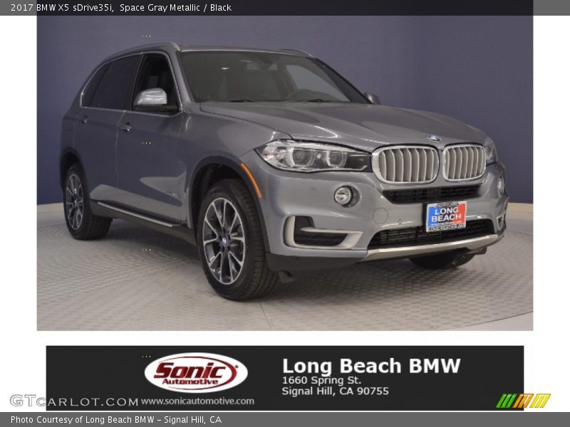 Space Gray Metallic / Black 2017 BMW X5 sDrive35i