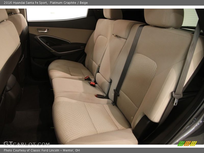 Platinum Graphite / Beige 2016 Hyundai Santa Fe Sport