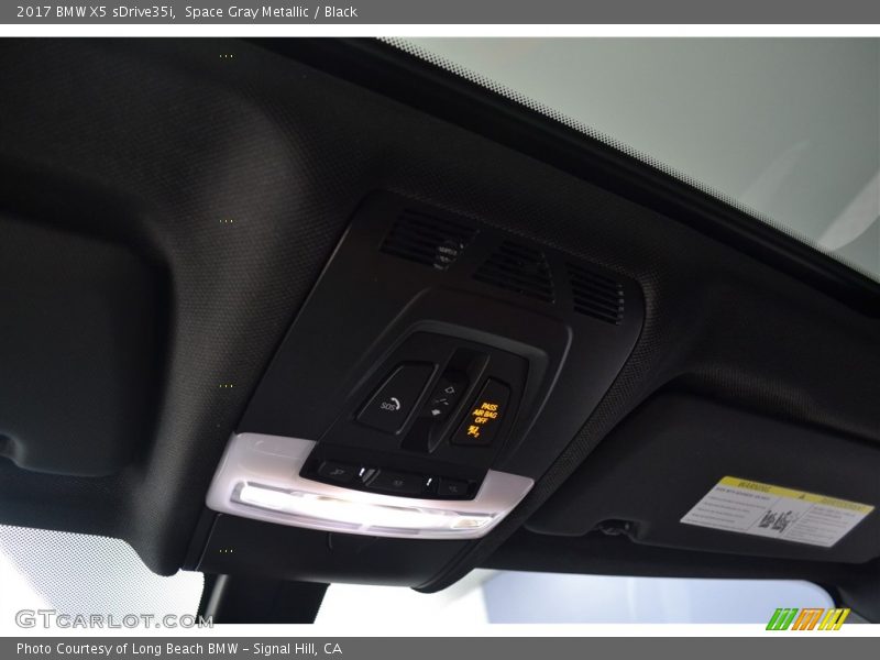 Space Gray Metallic / Black 2017 BMW X5 sDrive35i