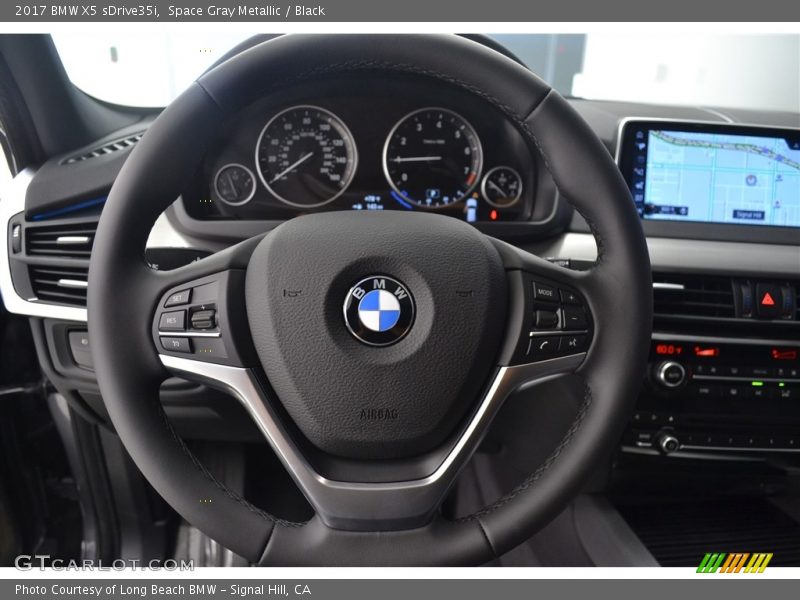Space Gray Metallic / Black 2017 BMW X5 sDrive35i