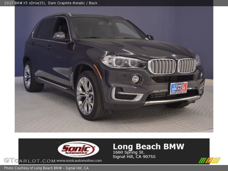 Dark Graphite Metallic / Black 2017 BMW X5 sDrive35i