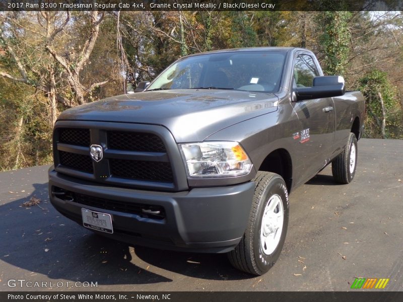 Granite Crystal Metallic / Black/Diesel Gray 2017 Ram 3500 Tradesman Regular Cab 4x4